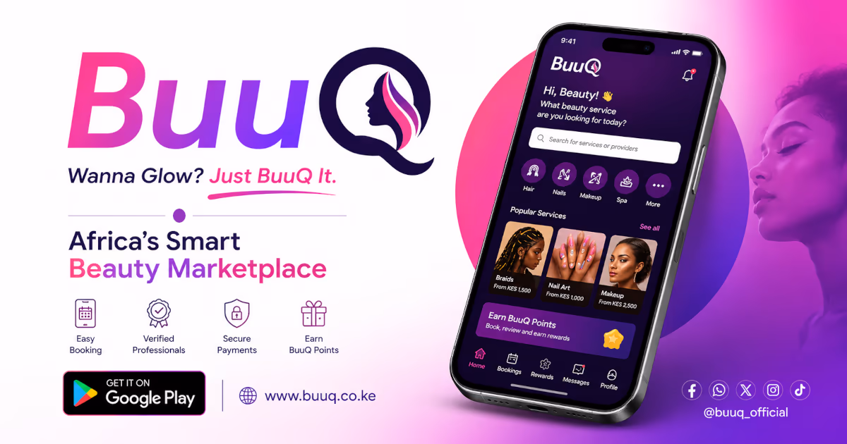 BuuQ — discover, book and pay for beauty services across Africa — and the world beyond